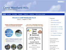 Tablet Screenshot of camp.woodlandhillsprivateschool.com